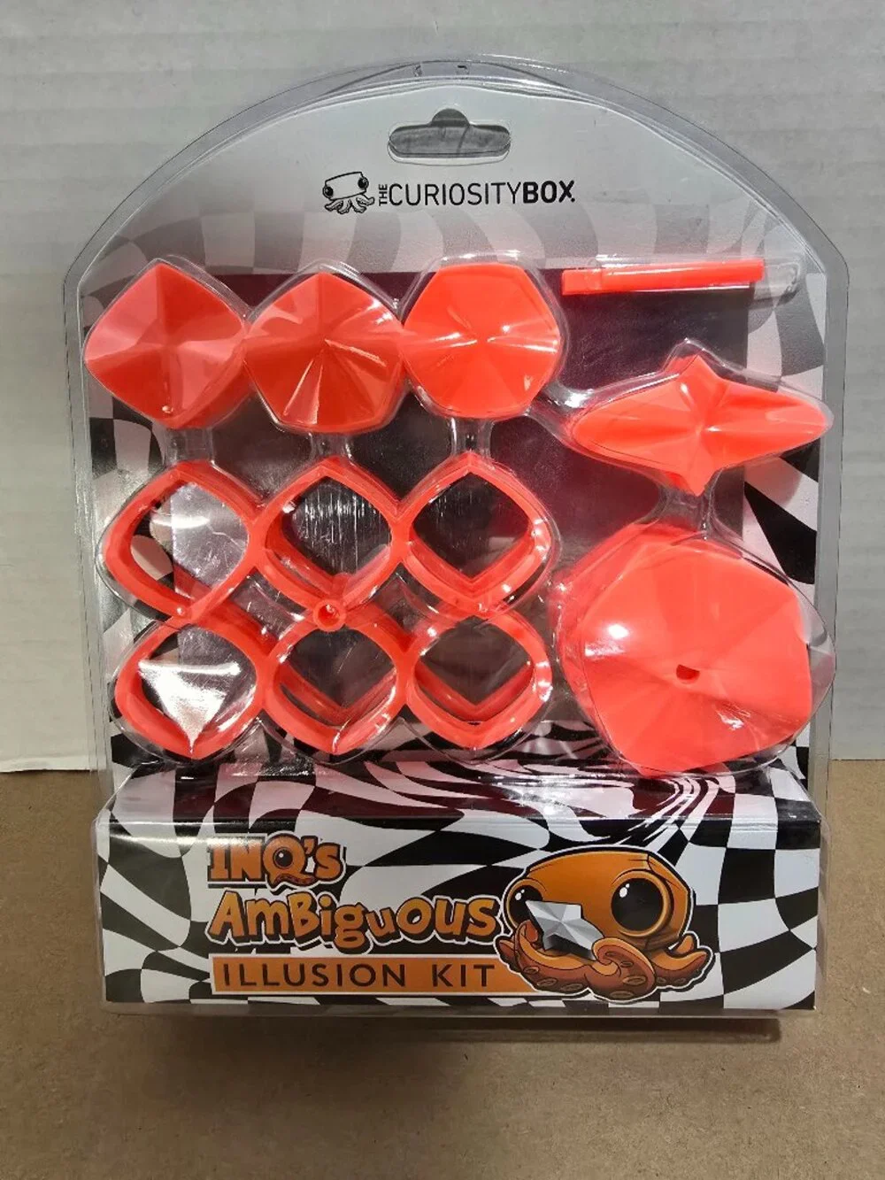 INQ's Ambiguous Illusion Kit from The Curiosity Box Bright Orange NEW/SEALED